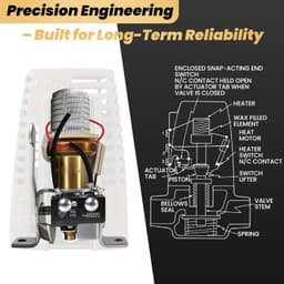 555-050RP Zone Valve Power Head 24V for Taco 556 570 Series Hydronic Heat gallery image