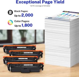 210A Toner Cartridges 4 Pack Color Compatible Replacement High Yield for Pro MFP gallery image