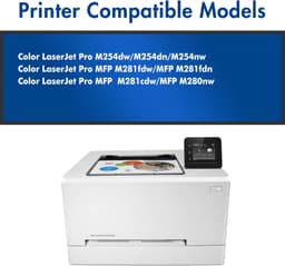 202X Toner Cartridges Set 4-Pack | Compatible for 202X for Color LaserJet Pro MF gallery image