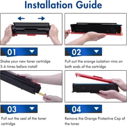 202X Toner Cartridges Set 4-Pack | Compatible for 202X for Color LaserJet Pro MF gallery image