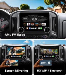 11.5in Android 13 Stereo for Chevy Silverado GMC CarPlay Android Auto gallery image