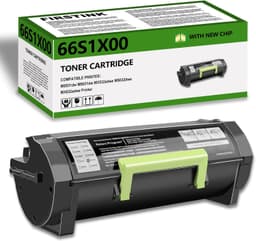 High Yield 66S1X00 Black Toner Cartridge [with New Chip] Compatible for Lexmark gallery image