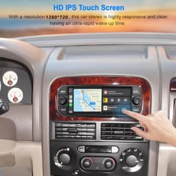 Video In-Dash Units w/GPS 2002 Car Radio Stereo Dodge RAM 1500 2002 2006 for Jee gallery image