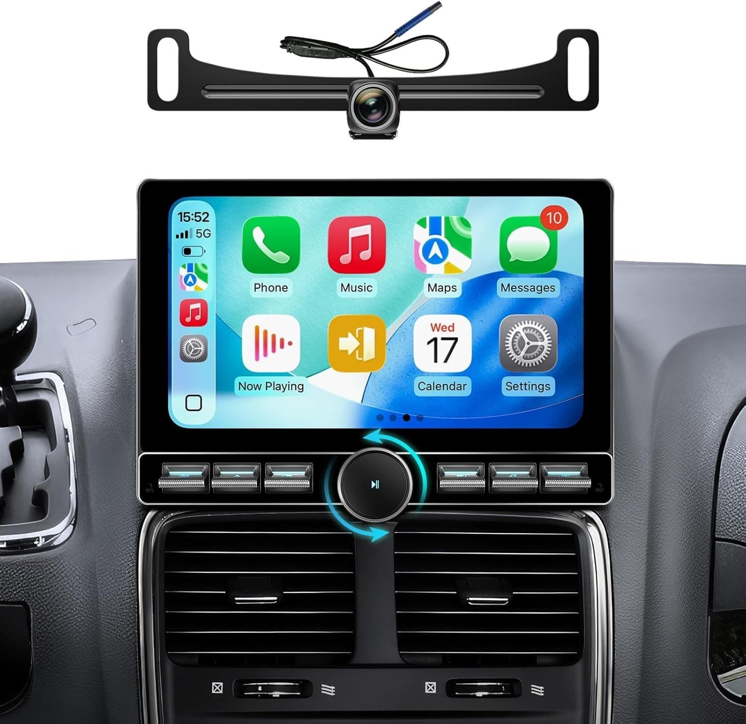 10″ Android Car Stereo CarPlay Android Auto Fit Dodge Caravan 2011–2020