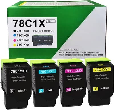 High Yield 78C1X CS421 CS421H Toner Cartridge 78C1XK0 78C1XC0 78C1XM0 78C1XY0 Re