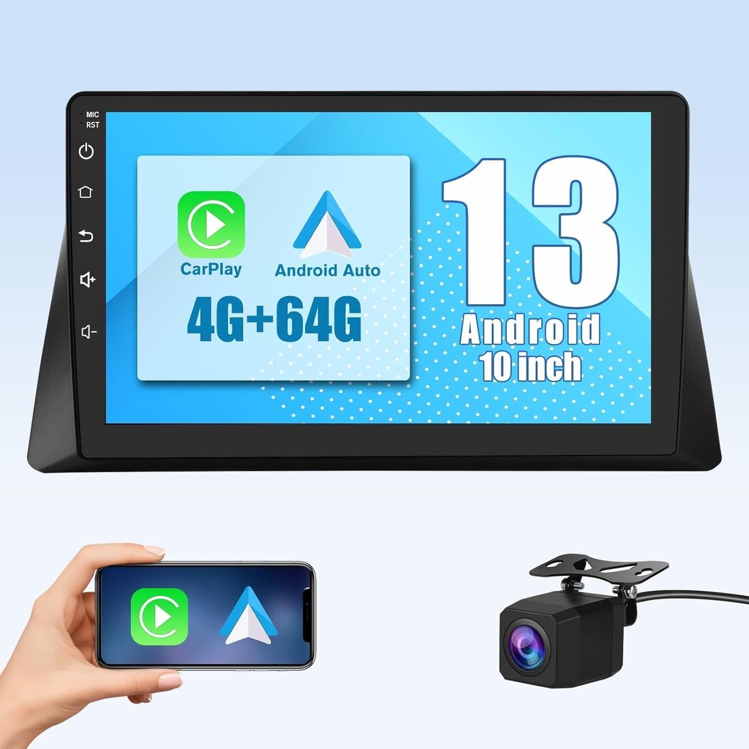 Android 13 Car Stereo GPS 10″ Screen for Honda Accord 2008-2013 CarPlay