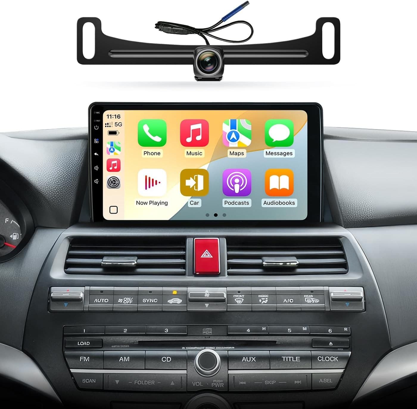 Video In-Dash Units w/GPS 2008 10.2 Inch Car Radio Stereo Honda Accord 8th 2008