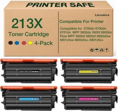 213X Toner Cartridge Replacement for HP 213X W2130X 213A W2130A Compatible Ready