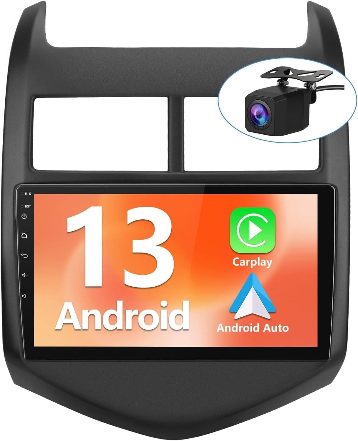 Android 13 Car Stereo 9 Inch CarPlay Android Auto Radio With Camera GPS WiFi