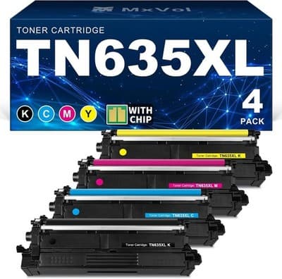 TN635XL TN635 High Yield Toner Cartridge Compatible Replacement for Brother TN 6