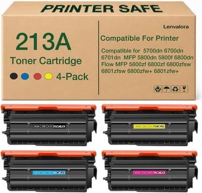 213A Toner Cartridge Set Replacement for HP 213A W2130A W2131A W2132A W2133A Ton