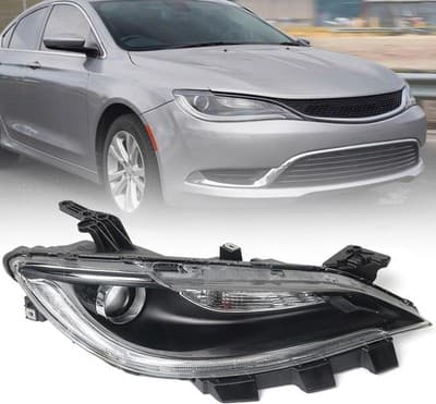 Headlight Assemblies Chrome 2015 Halogen Headlight Assembly Fit Chrysler Kit Set