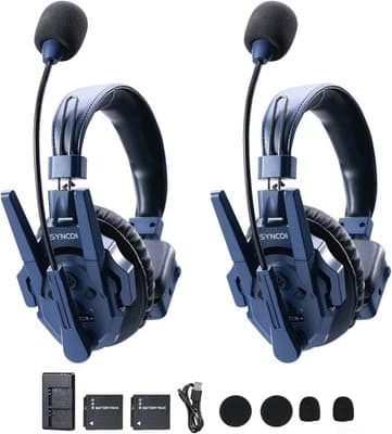 XH-Master2 Telephone Headsets Black XTALK Master 2 Users Wireless Intercom Heads
