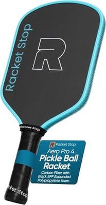Racquets Aero Pro 4 GEN 4 Pickleball Paddle Carbon Fiber Surface and Advanced Fo