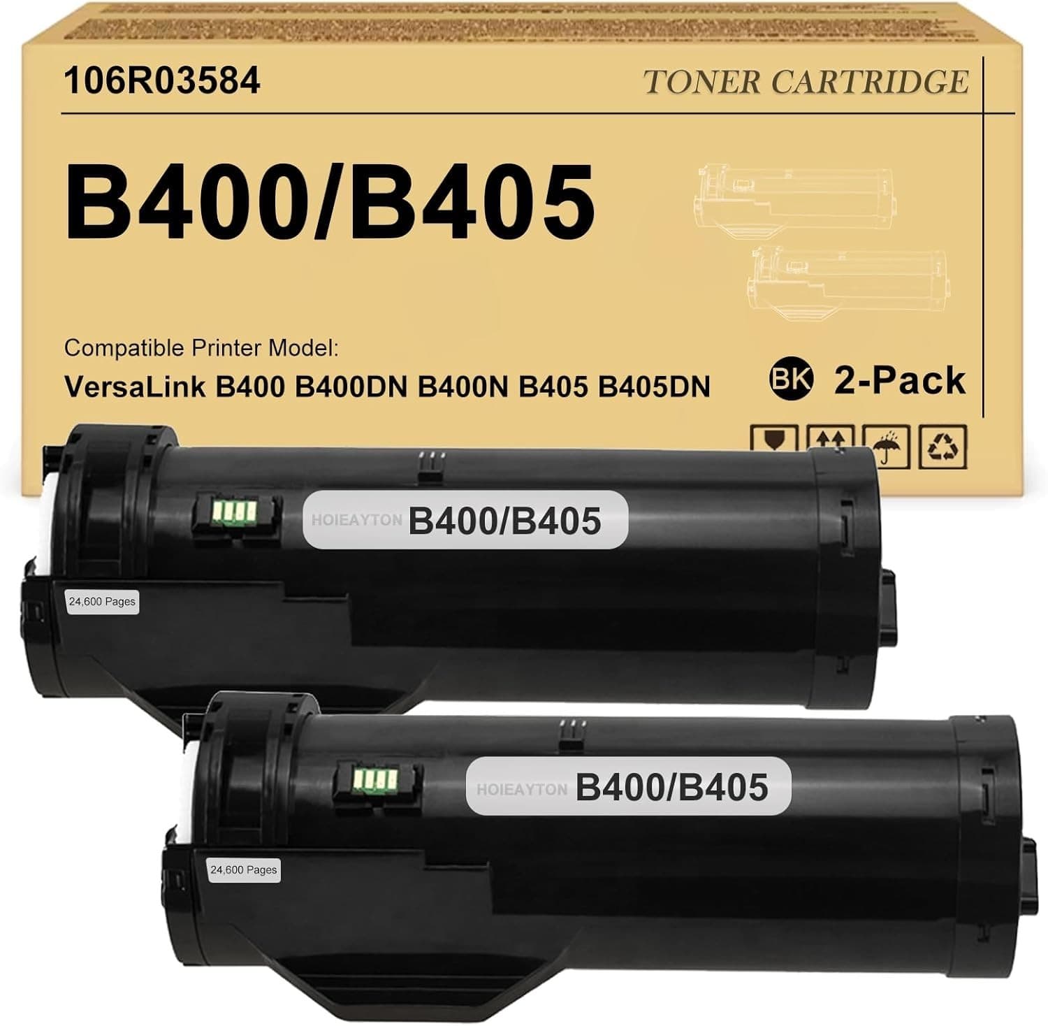 VersaLink B400 B405 Extra High Capacity Toner 106R03584 Black 24600 Pages