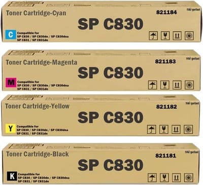 SPC830 SP C830 Toner Cartridges Replacement for Ricoh SP C830 C830dn C830dna,SP