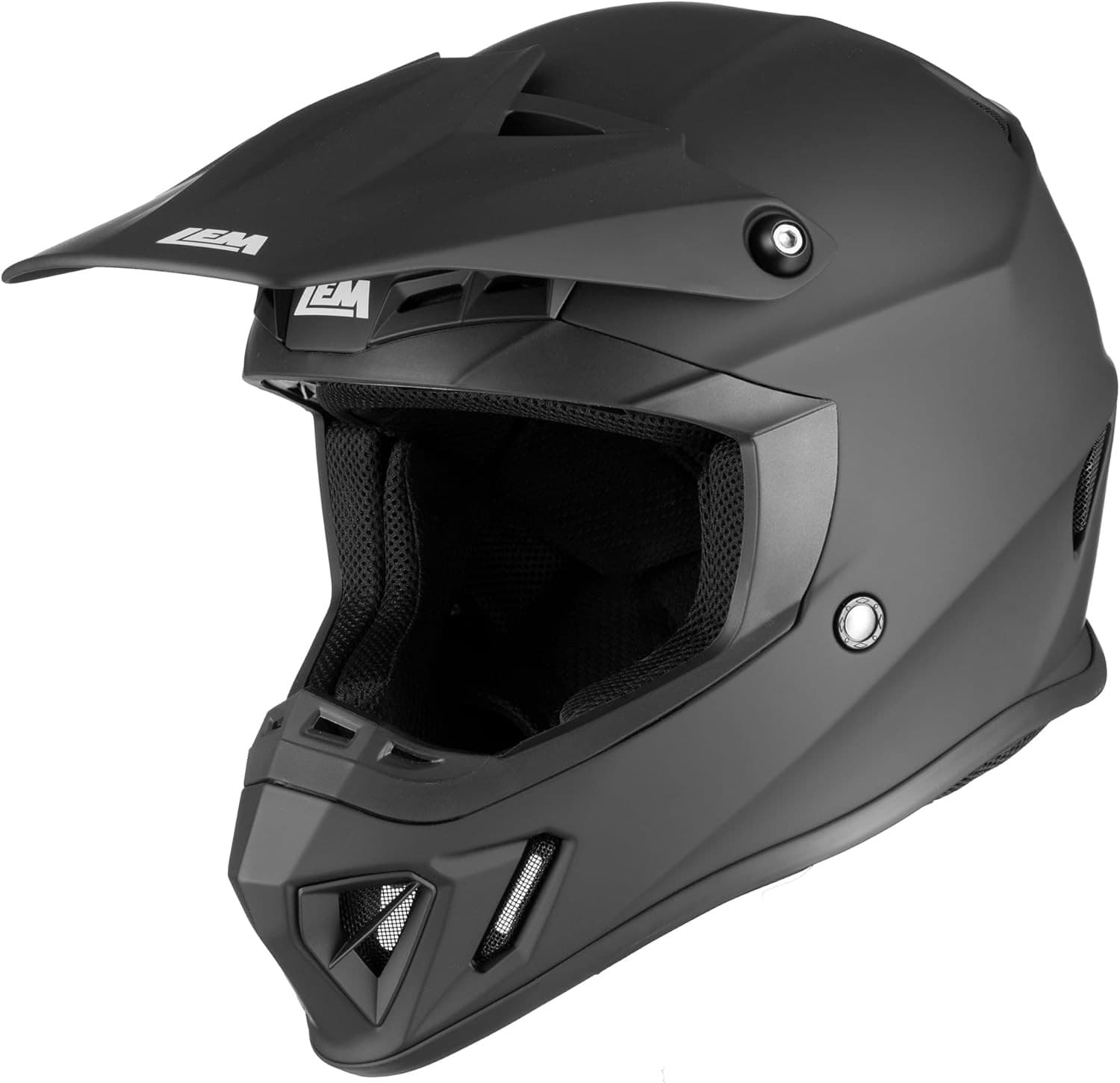 Dirt Motorcycle Helmet Motorcycle & Powersport Helmets Matte Black Dirt Full Fac
