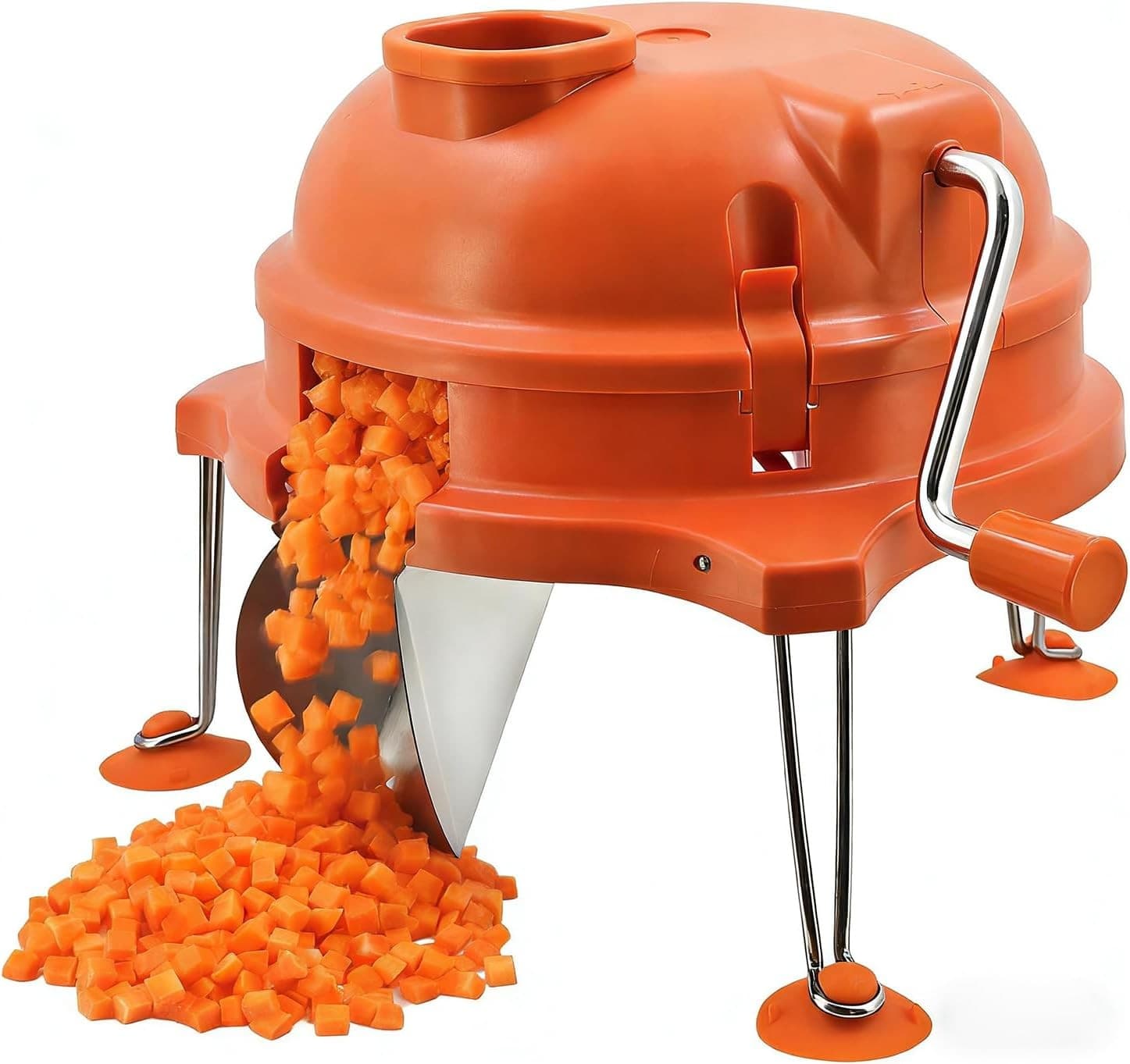 CL003 Commercial Vegetable Dicer 1/4in x 1/4in dynacube Manual Food Chopper Comp