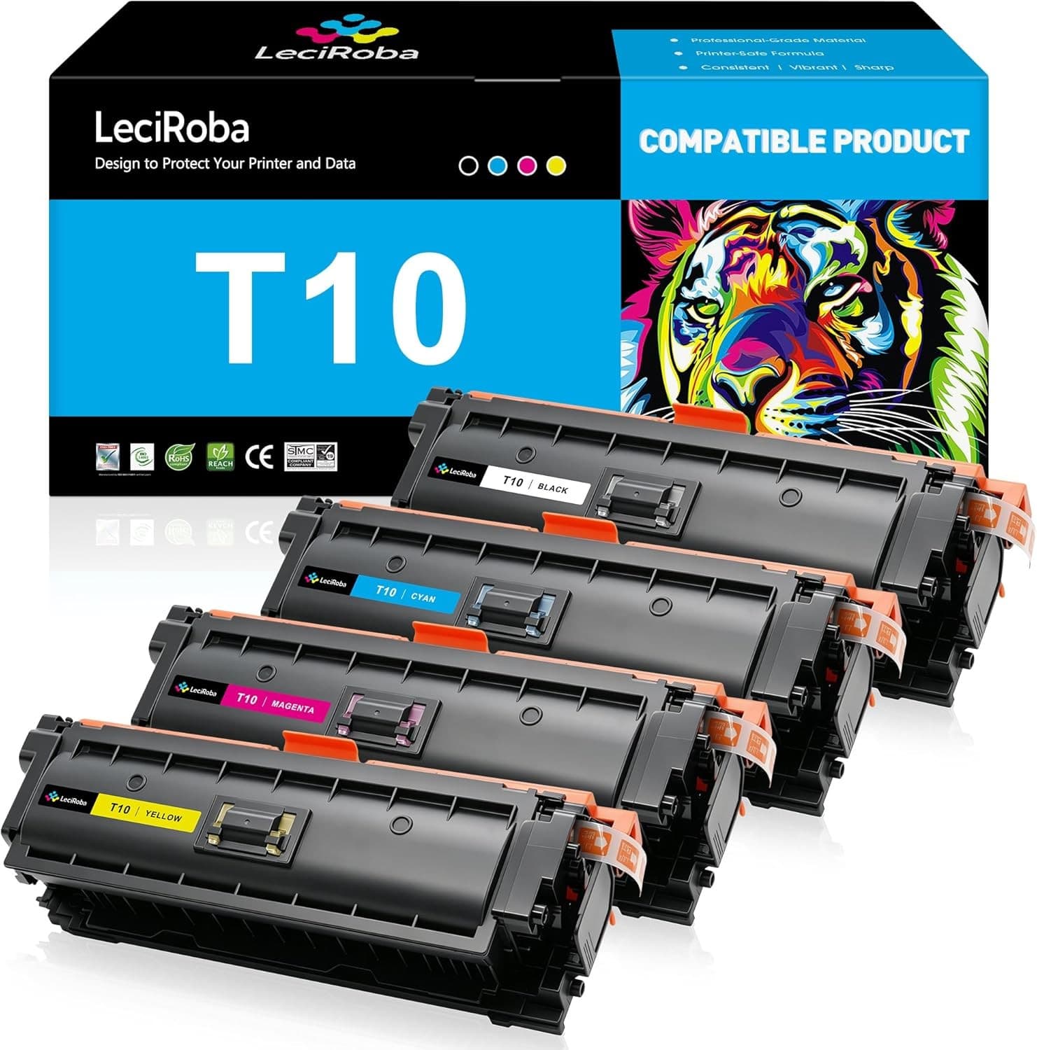 Compatible Toner Cartridge Replacement for Canon T10 T10L Toner Cartridge for Ca
