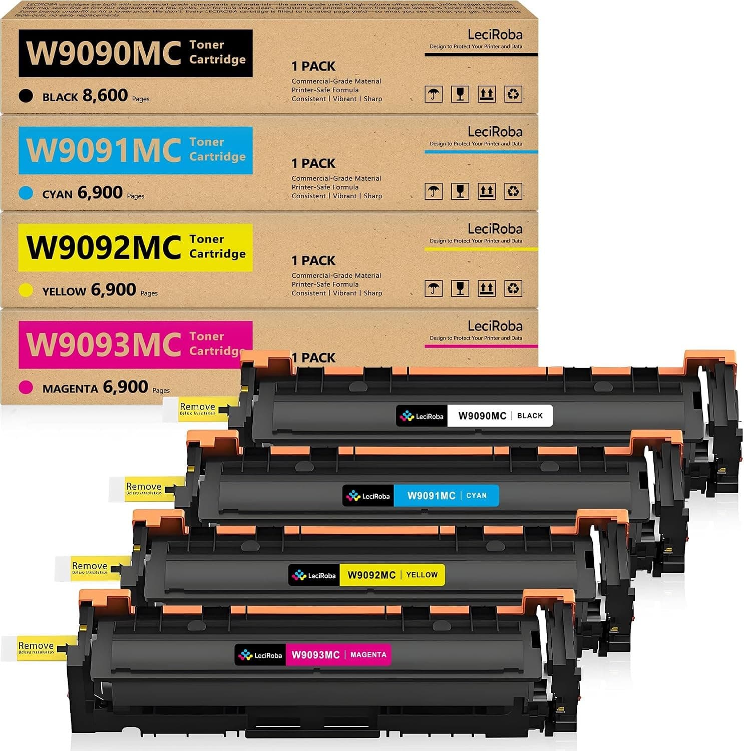 W9090MC Compatible Toner Cartridge Replacement for HP W9090MC W9091MC W9092MC W9