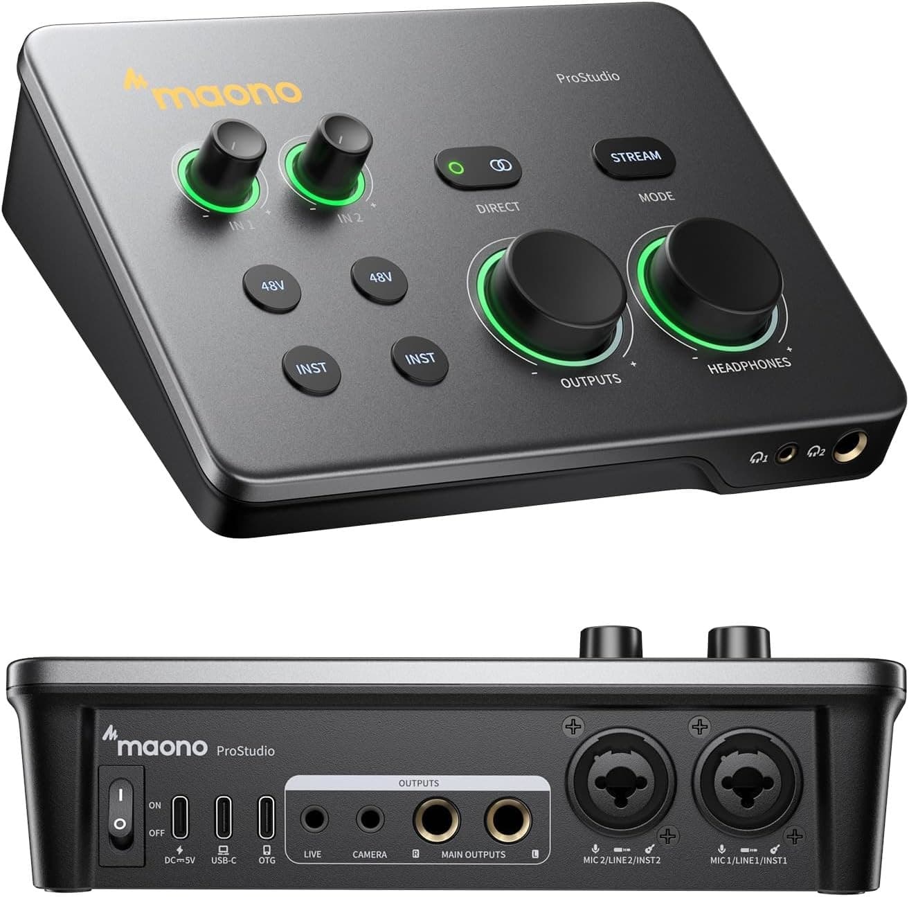 Audio/MIDI Interfaces Content Creation P2 Hybrid USB Audio Interface Dual XLR PC