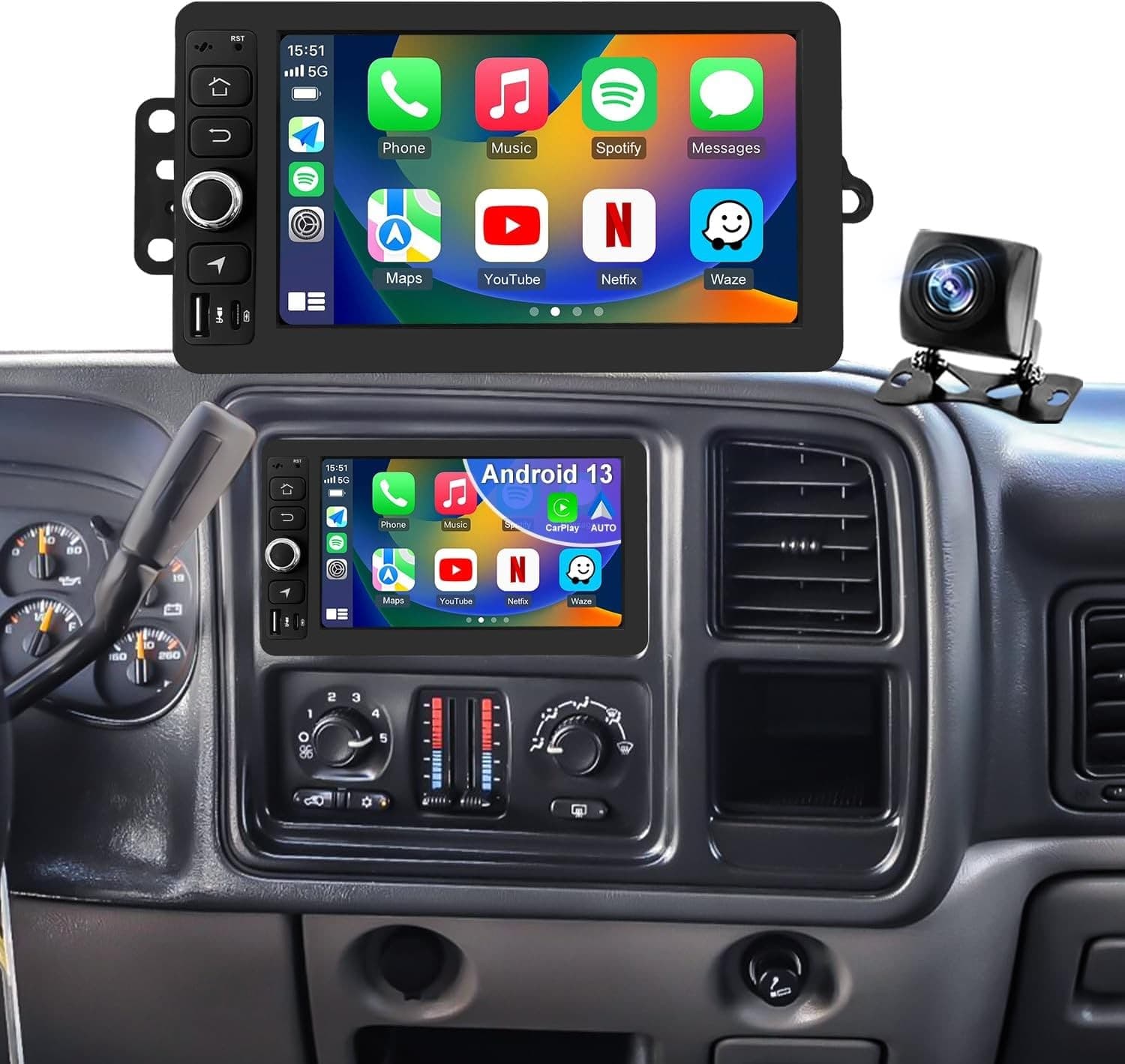 2003 2004 2005 2006 Chevy Silverado radio Video In-Dash Units w/GPS 64G Upgrade