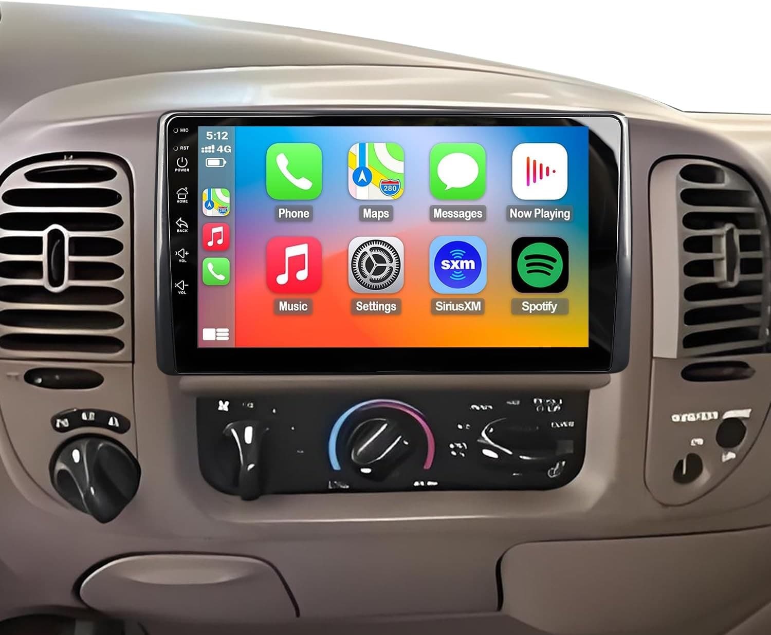 QLED Radio for Ford F150 1999 2000 2001 2002 2003 Upgrade,Touch Screen Stereo Re