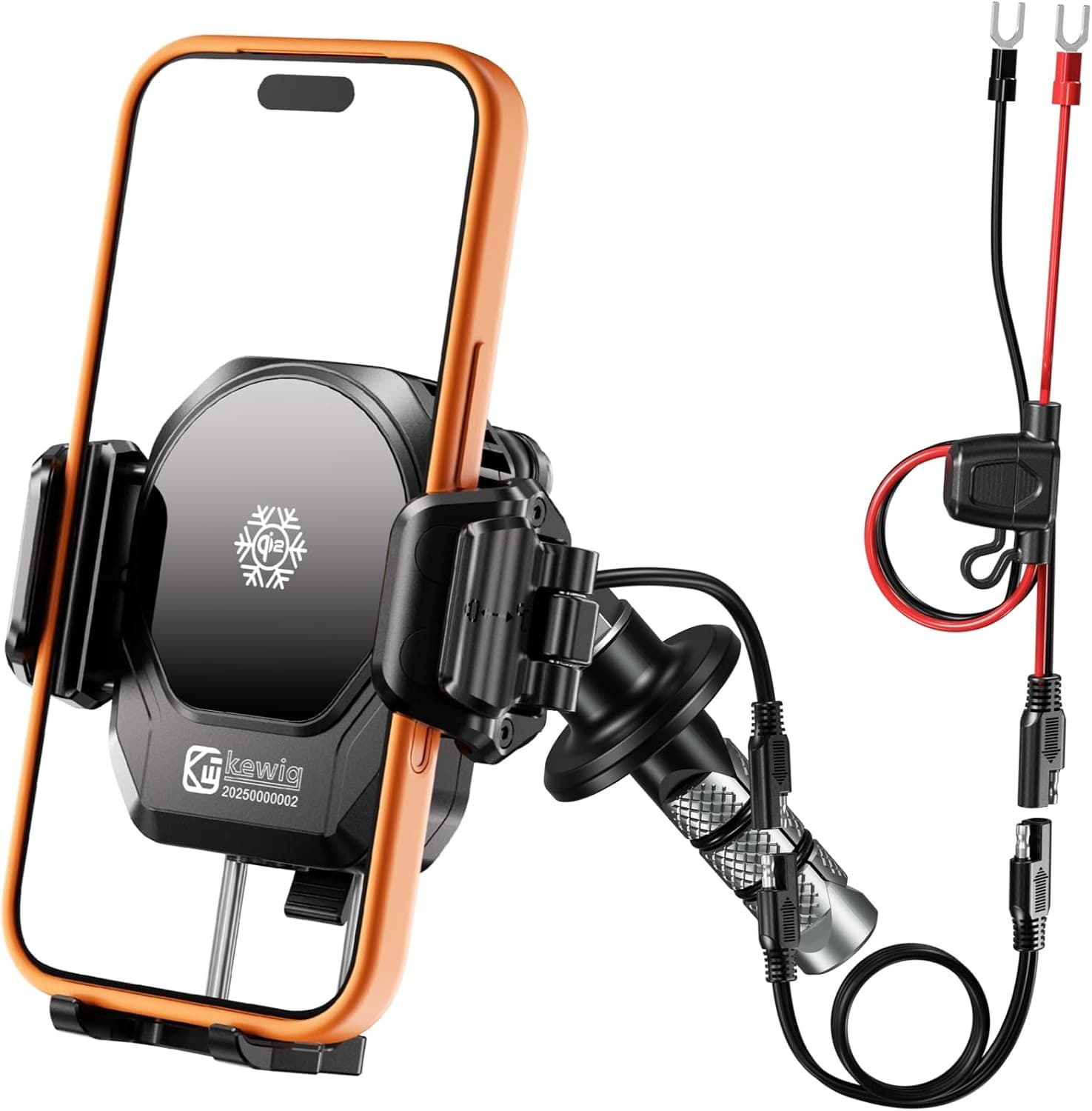 M26-A2 Mounts & Holders Black Motorcycle Fork Stem Cooling Phone Mount Wireless