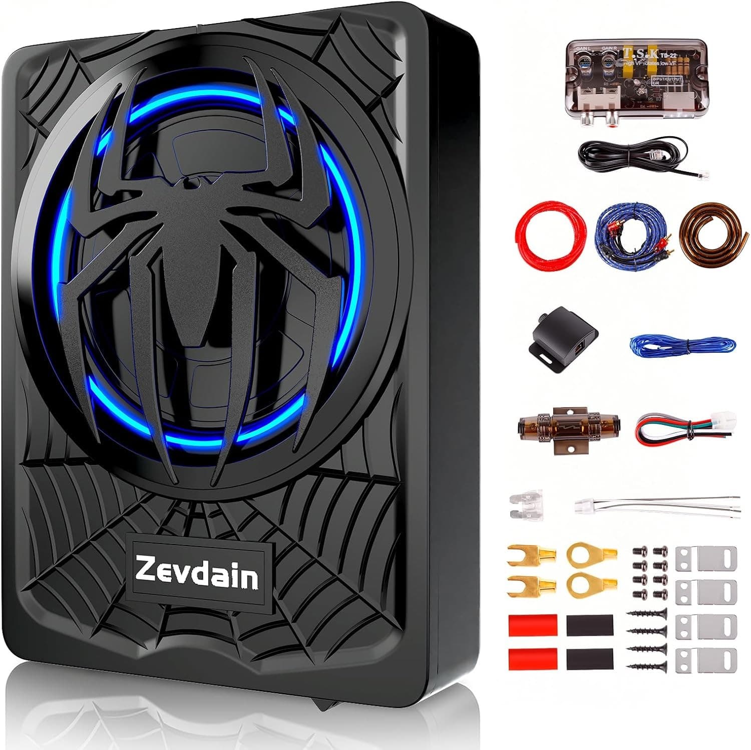 1200W Subwoofer Video In-Dash Units w/GPS 1200W Subwoofer is black Under Seat Su