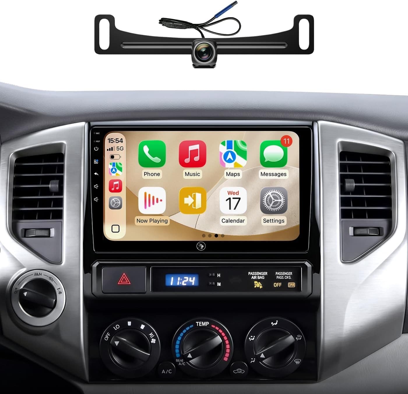 Android 13 Car Stereo Wireless CarPlay Android Auto 05-11 Toyota Tacoma GPS Kit