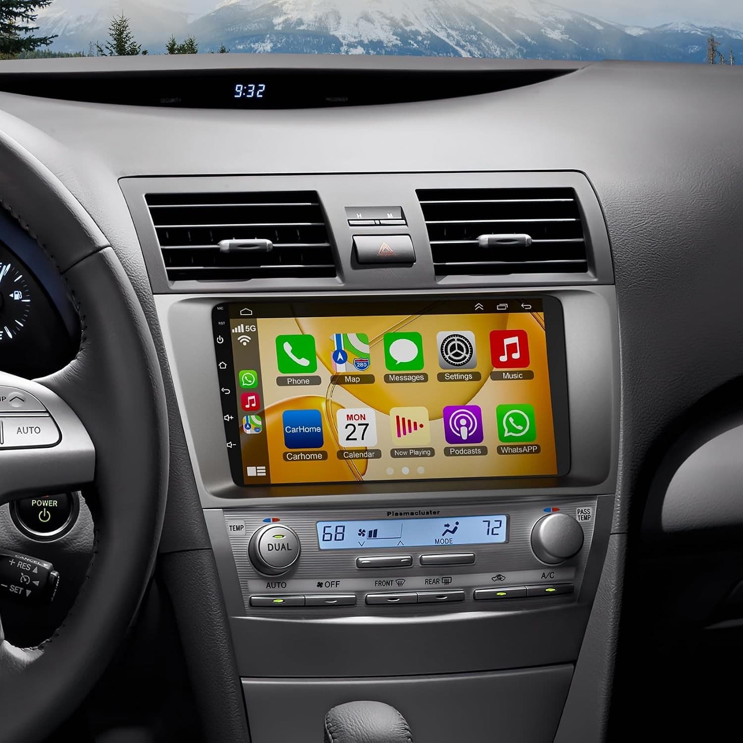 Video In-Dash Units w/GPS SWC 2006 Touch Screen Car Radio Stereo Toyota Camry