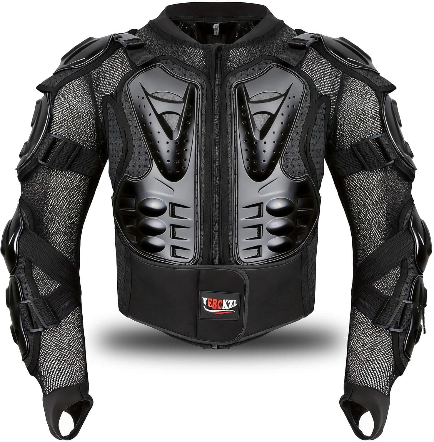 YebcKidsYouthJacket02 Chest Protectors Black Kids Motorcycle Armor Jacket Teenag