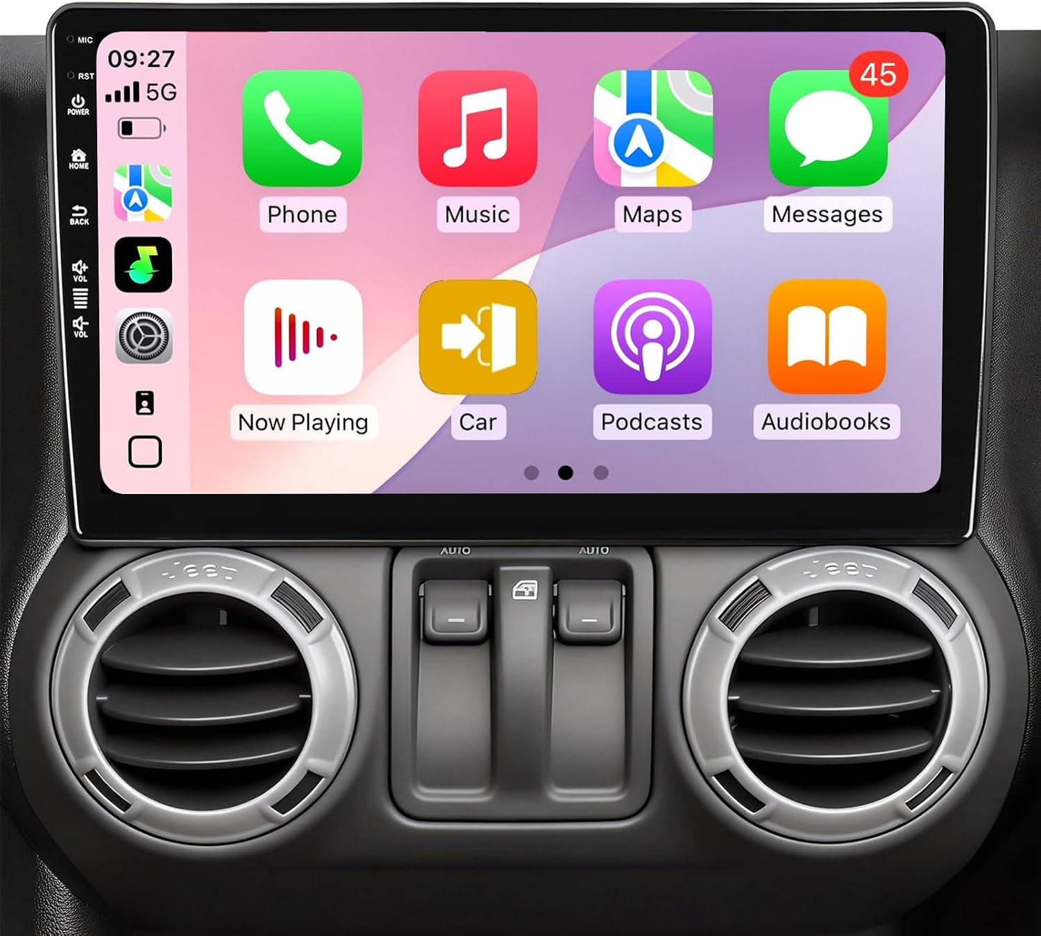 Car Audio In-Dash Units Car Radio Jeep Wrangler JK Dodge Ram Wireless CarPlay