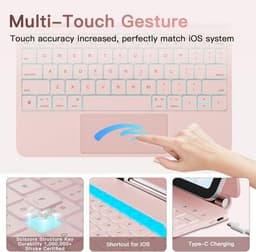 for iPad Air 11“(M4/M3/M2);for iPad Pro 11in(1/2/3/4th);for Air 4/5th 10.9in Cas gallery image