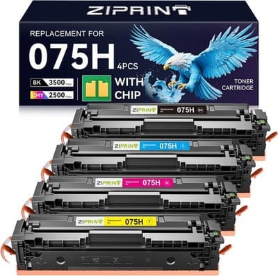075H Toner Cartridge Set MF665Cdw MF663Cdw Compatible Replacement for Canon 075H