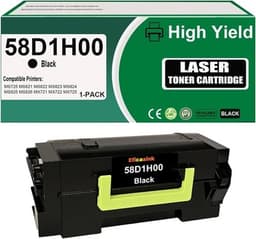 58D1H00 Black High Yield Toner Cartridge Compatible for MS725dvn MS821dn MS822de gallery image