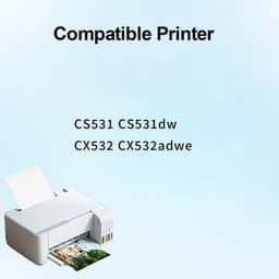 66S1X00 Extra High Yield Toner Cartridge Use for MS631 MS632 MX632 Printers Kit gallery image