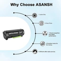66S1X00 Extra High Yield Toner Cartridge Use for MS631 MS632 MX632 Printers Kit gallery image