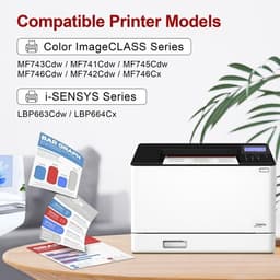 High Yield 055 055H Toner Cartridge Set for Canon MF743 MF746 LBP664 Printers gallery image