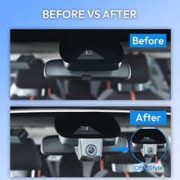 4K Front & 1080P Rear Dash Cam for Toyota Sienna 2021-2025 gallery image