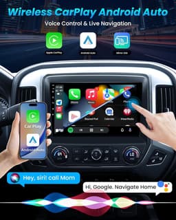 10.1″ Android 12 Car Stereo for Chevy Silverado 2014-2018 Wireless CarPlay gallery image