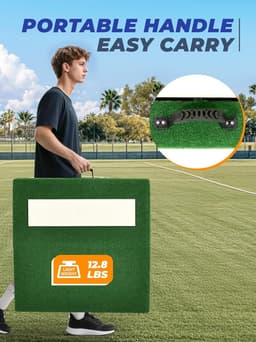 Portable Pitching Mound for Baseball Softball Training Non-Slip Rubber Plate gallery image