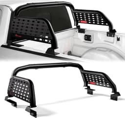 Universal Truck Bed Roll Bar Adjustable Black Chase Rack Fits Full Size Trucks gallery image