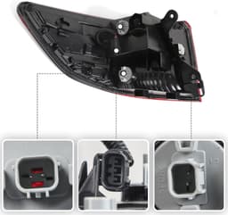 LED Tail Light for Acura MDX 2014-2020 Passenger Right OE Style Plug Play gallery image