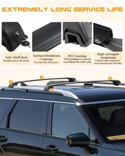 Snailfly Roof Rack Cross Bars for Hyundai Palisade 2026+ 260lb Lockable gallery image