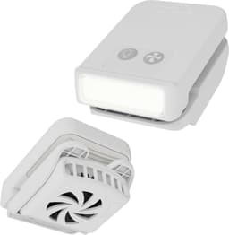 Tigeraire Breezy Pro Hard Hat Clip On Fan 400 Lumen Light USB C IP56 gallery image