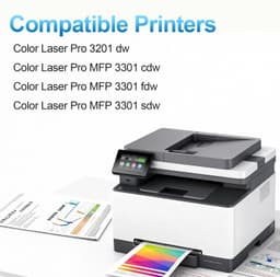 218A Toner Cartridges 4 Pack with Chip Replacement for HP 218A W2180A 218X W2180 gallery image