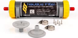 ™ Holding Tank Vent Odor Elimination Filter, Refillable Carbon Helix™, with Sili gallery image