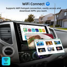 Video In-Dash Units w/GPS 2005 Car Radio Stereo Toyota Tacoma 2005 2015 Android gallery image