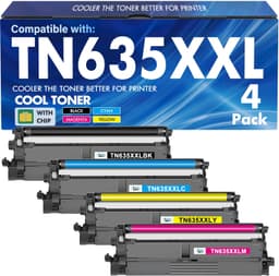 TN635XXL Toner Cartridge Set TN-635XXL Compatible Replacement for Brother TN635X gallery image